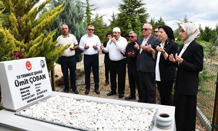 July 15 martyr Ümit Çoban was commemorated at his grave in Amasya - Last Minute