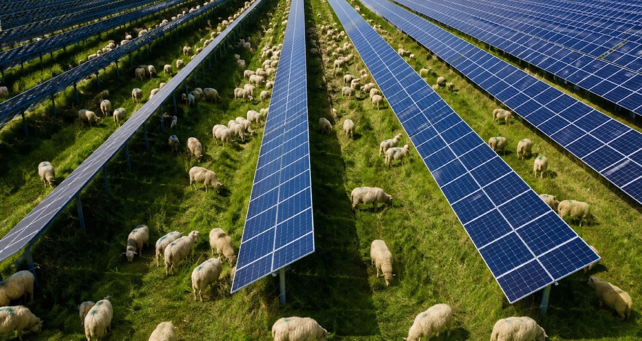 They left 3 thousand sheep among solar panels - News