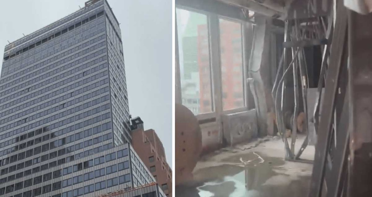 37-storey giant building is about to collapse: Steel beams are bending like cigarettes - Last Minute