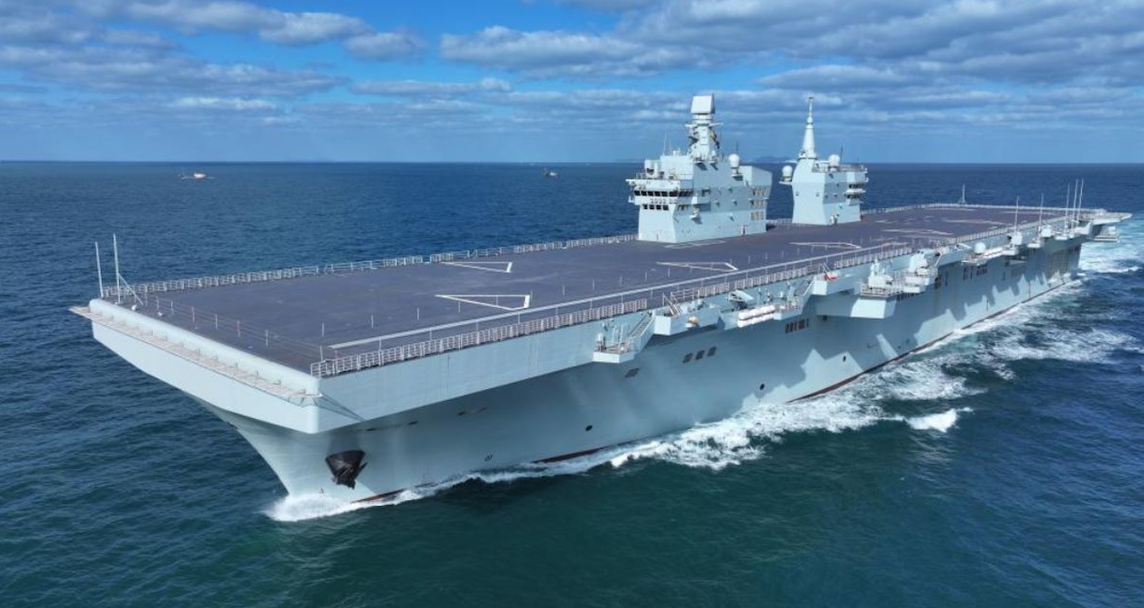 The 40 thousand-ton giant warship was launched: The balance of power at sea will change - Last Minute