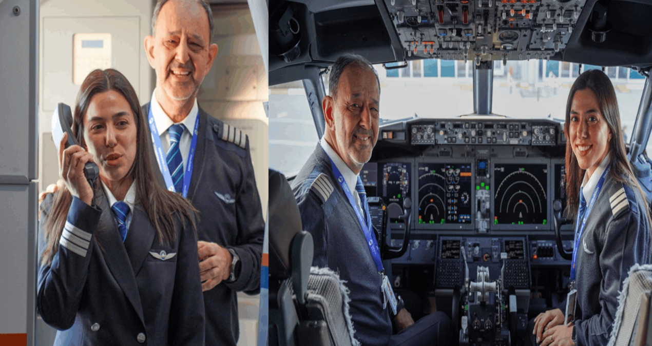Son Gelişme: 42 yıllık pilot son uçuşunu ilk kez uçan pilot kızıyla yaptı - Haberleri: Gelişmeler Takip Ediliy