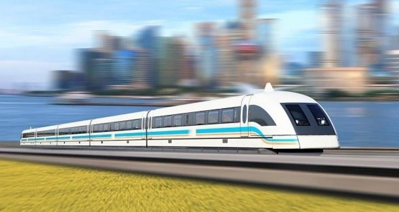 Kritik Açıklama: 460 km hızla raylara temas etmeden havada süzülüyor: 45 dakikalık yol 7 dakikaya gerileme kay