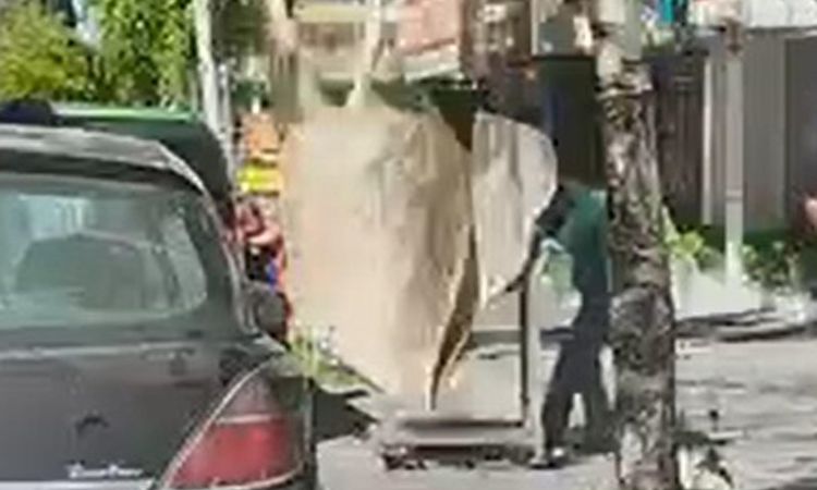 Ayrıntılar Netleşti: 7'nci kattan düşen halı, mağaza çalışanının başına isabet etti - Haberleri ve Merak Edile