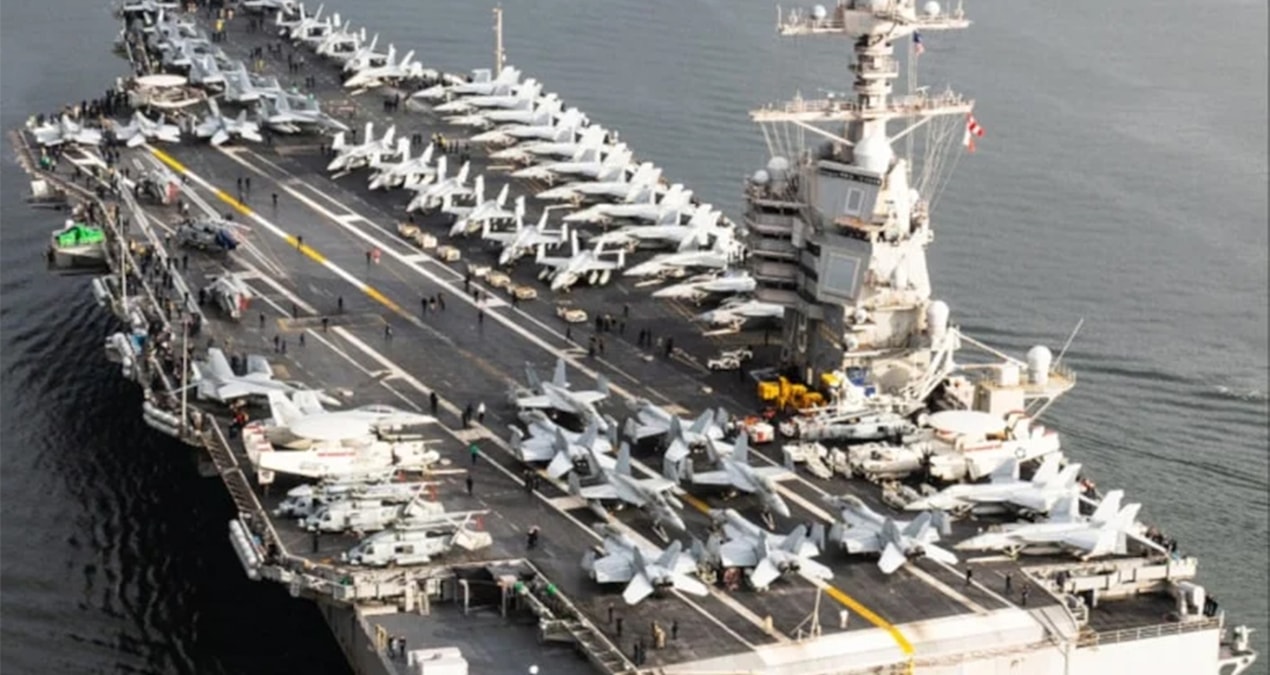 Ayrıntılar Netleşti: ABD'nin en büyük uçak gemisi "USS Gerald R. Ford" Kızıldeniz'de - Son Dakika Haberleri: G