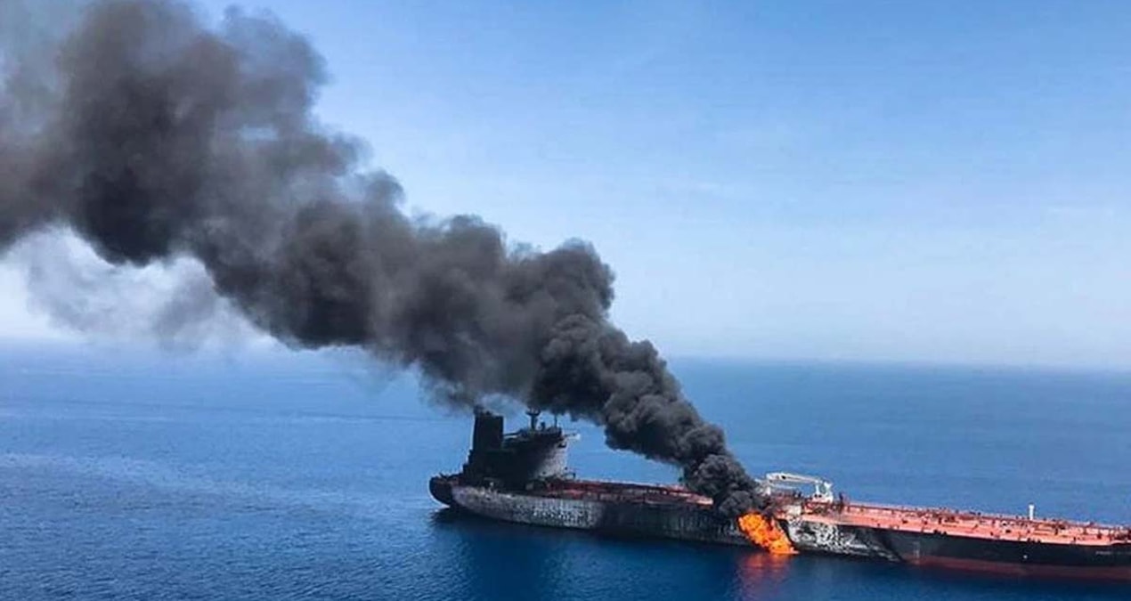 Kritik Açıklama: ABD Umman Körfezi’nde petrol tankerini vurdu - Haberleri: Gelişmeler Takip Ediliyor