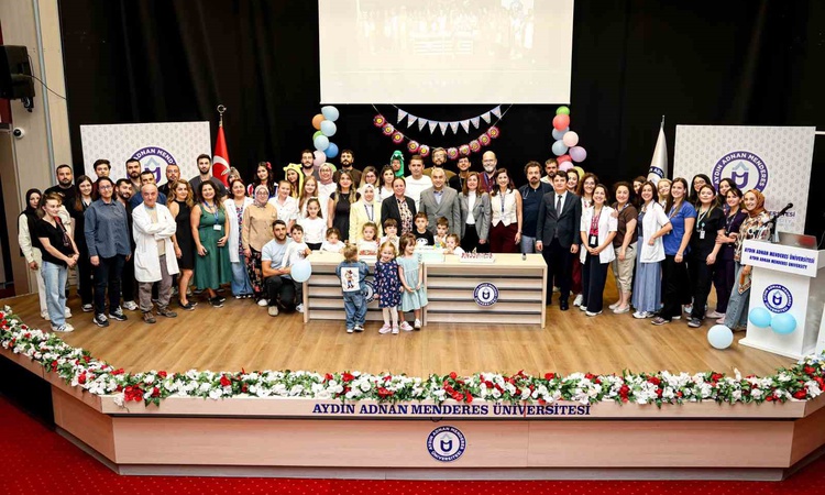 ADÜ'de fenilketonüri tanılı çocuklar doğum günü kutlamasında buluştu