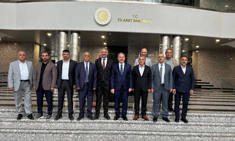 AESOB heyeti Ağrı esnafının sorunlarını Ticaret Bakan Yardımcısı Gürcan'a taşıdı