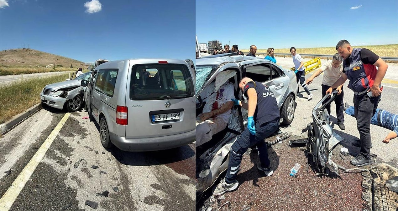 Ayrıntılar Netleşti: Afyonkarahisar'da feci kaza: 1 ölü, 2'si ağır 6 yaralı - En Son Haber: Gelişmeler Takip E
