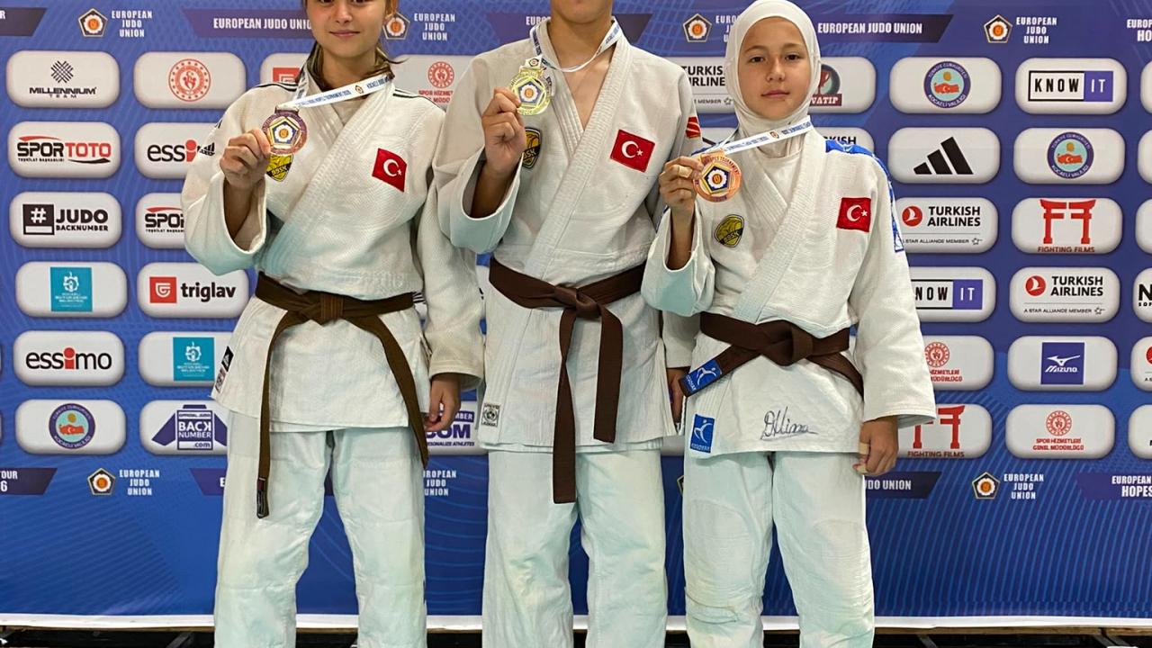 Konya wind in the European Cup! 3 medals from the little ones