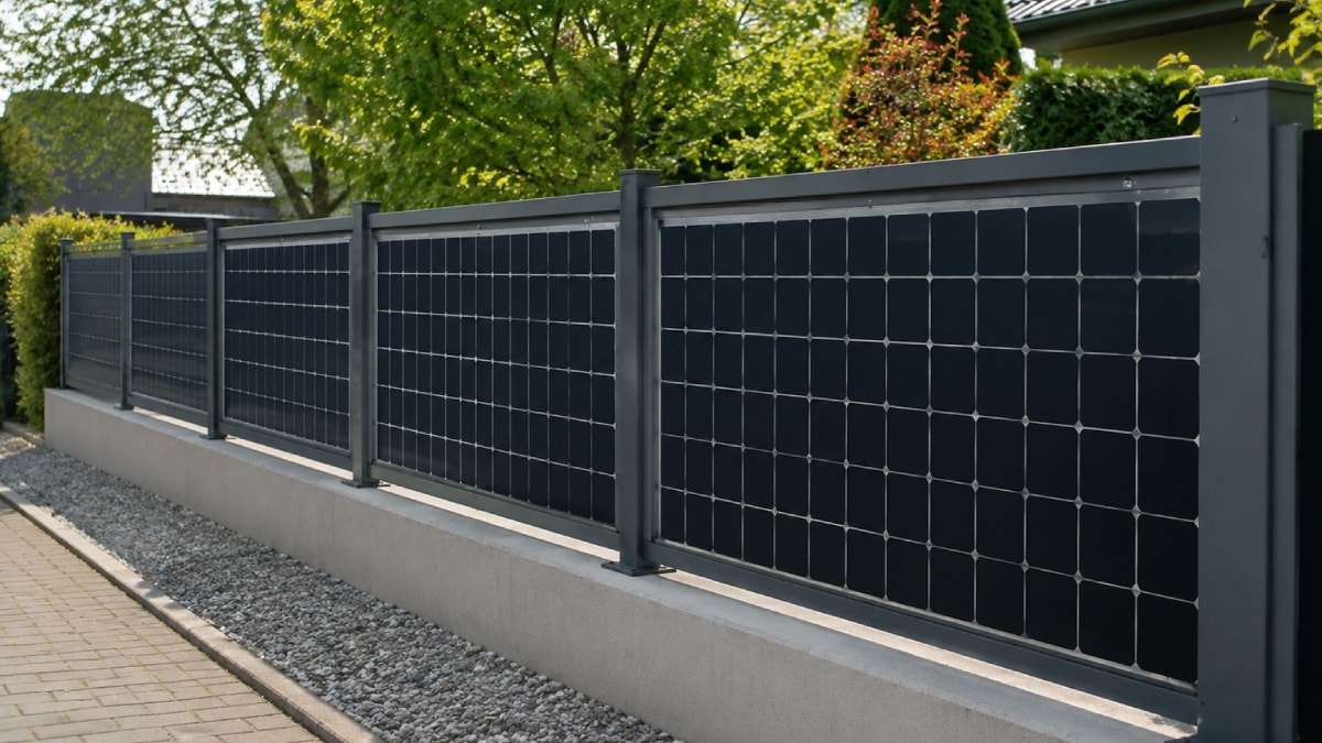 The new system is spreading rapidly: Garden walls will now be covered with electricity-generating panels: Here are the Details