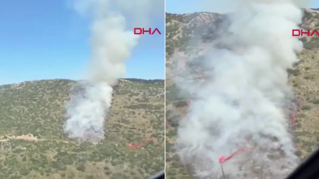Forest fire in Antalya