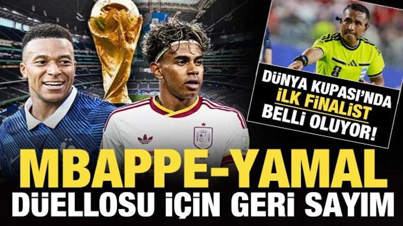 Gündemden Son Bilgiler: Son Gelişme: Dünya Kupası'nda ilk finalist belli oluyor! Mbappe-Yamal düellosu için ge