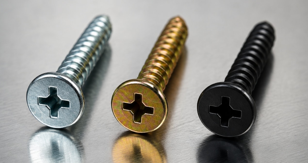 Latest Development: This is the reason why the screws are black, gold and silver. Latest Developments