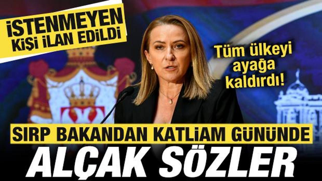 Agenda - Low statement from the Serbian Minister! He lifted the country up! Declared persona non grata!: Here are the Details