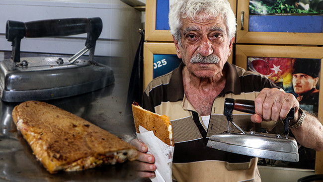A 76-year-old man in Adana has been making toast with the same iron for years: 'He has been my friend for half a century.'