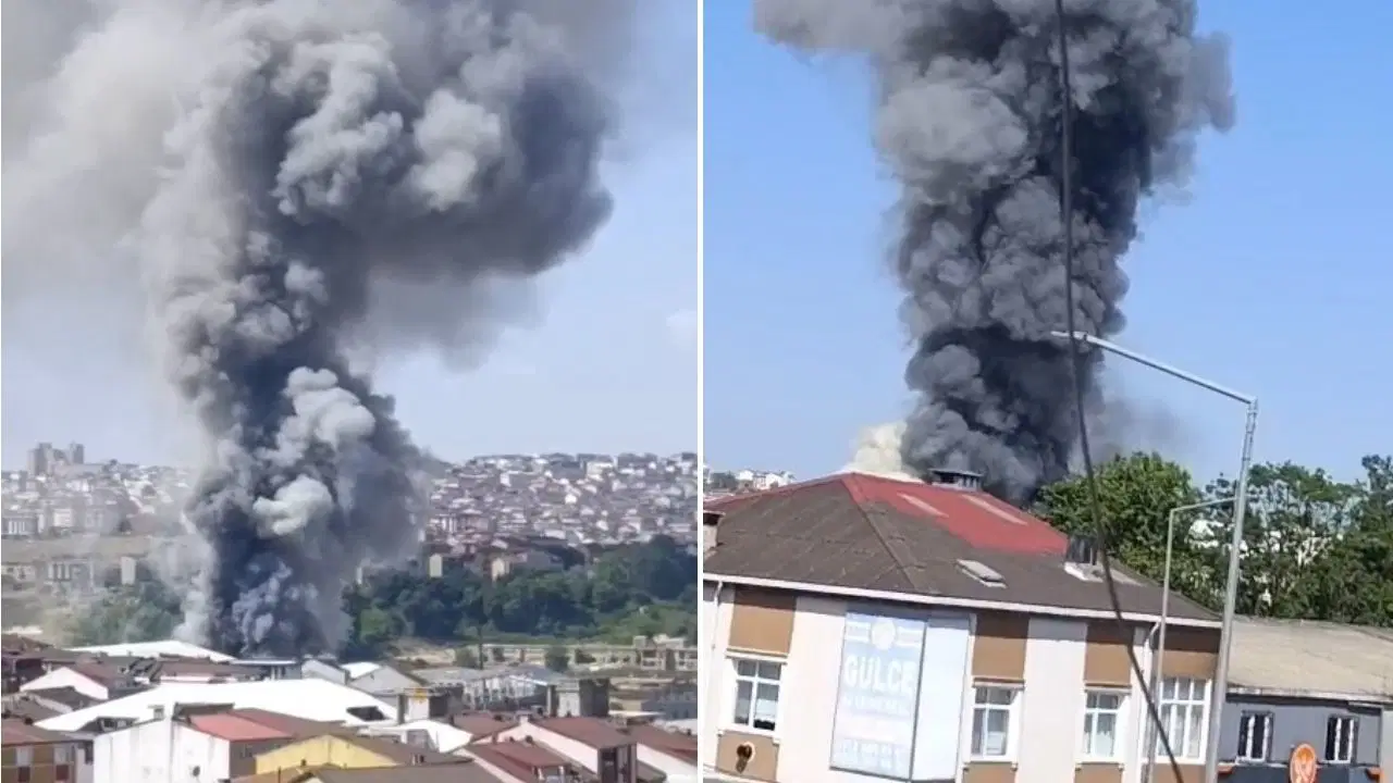 Latest Development: Hot Development... A fire broke out in a factory in Arnavutköy: Here are the Details