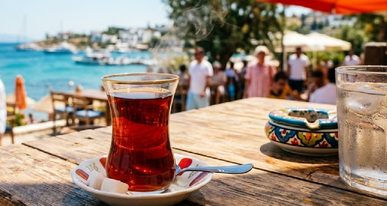 Apparently, this is why drinking tea when the weather is 30 degrees is beneficial.