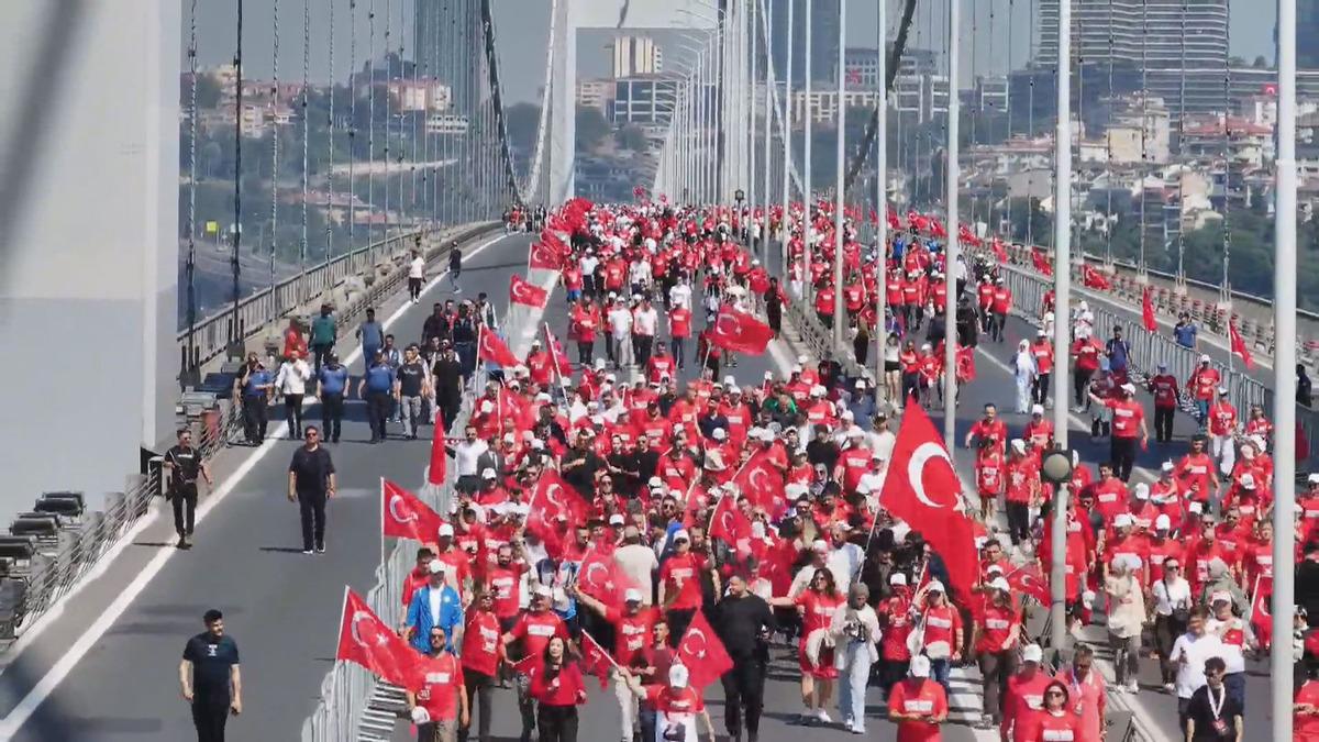 This is how the July 15 Democracy and Martyrs' Commemoration March was viewed (Details)