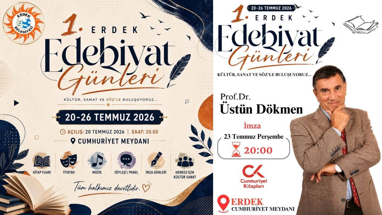 Agenda - Erdek Literature days are starting: Here are the Details
