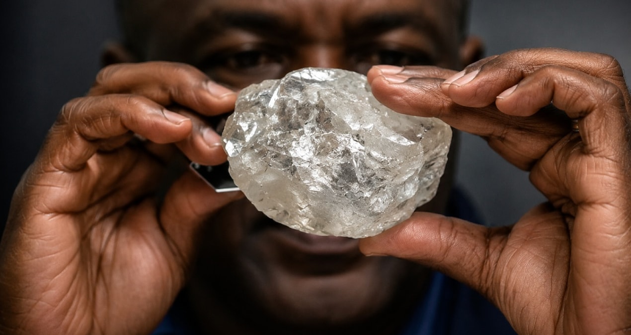 Analysis | It became among the largest in the world: A giant diamond of 1,305 carats was found (Details)