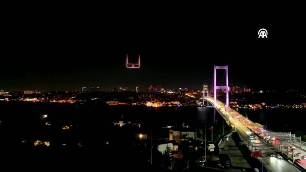 Analysis | A light show was held with drones in the skies of the 15 July Martyrs Bridge: Here are the Details