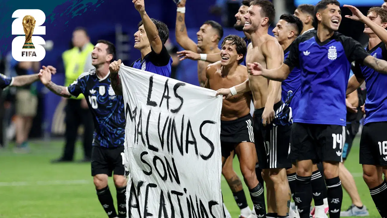 They took it from the stands and spread it on the field: Argentina may be penalized for that banner before the World Cup final