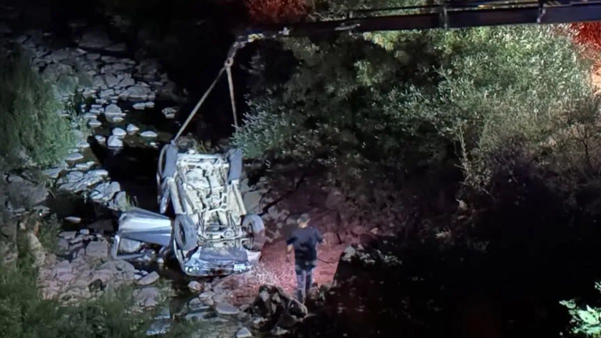 Analysis | Terrible accident in Çanakkale: Jeep flew into the stream! 1 dead