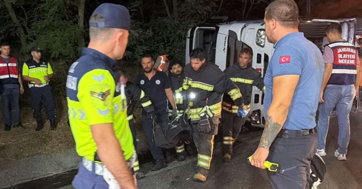 Agenda - The driver of the truck that overturned on the TEM Highway died (Details)