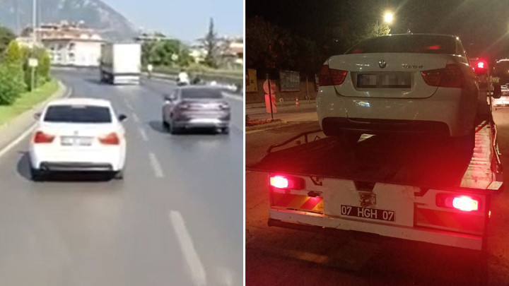 Antalya Driver Loses License, Car Impounded for 30 Days After Failing to Yield to Fire Truck