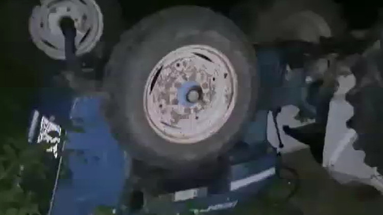 Tractor Driver Dies After Overturning in Forest