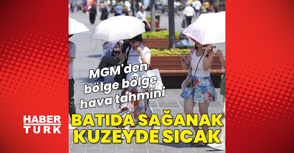 Kritik Açıklama: Kuzeyde sıcak, batıda sağanak... MGM'den bölge bölge tahminler! (Detaylar) ve Merak Edilenler