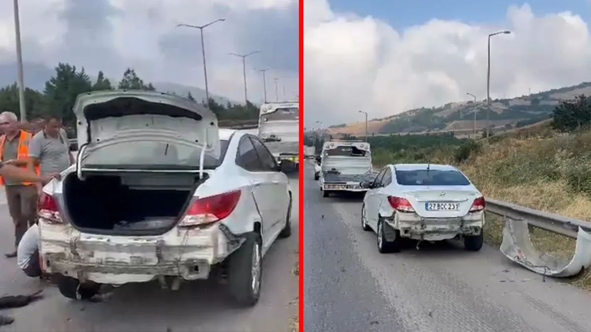 Ayrıntılar Netleşti: Osmaniye’de feci kaza! Otomobil bariyerlere ok gibi saplandı: Yaralılar var! | İşte Tüm A