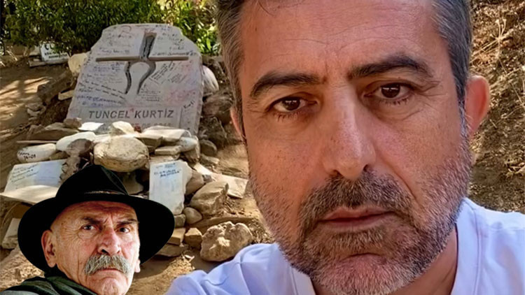 Son Gelişme: Tuncel Kurtiz'in mezarının son hali gündem oldu! 'Yazı yazıp, çaput bağlamışlar' ve Son Gelişmele