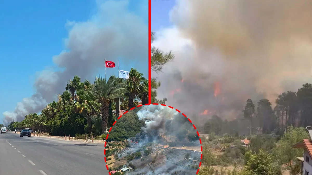 Son Gelişme: SON DAKİKA… Antalya ve Muğla'da korkutan orman yangını! Alevlere havadan ve karadan müdahale sürü