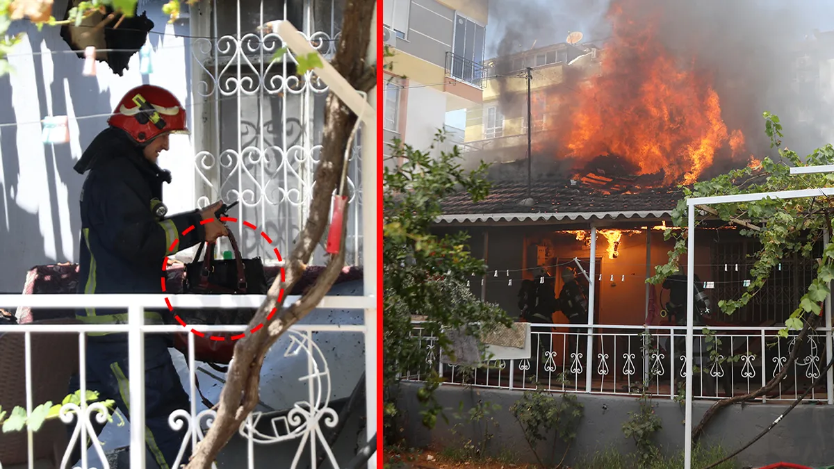 Ayrıntılar Netleşti: Antalya’da müstakil ev yandı! Küllerin arasında bulduğu çantadan servet çıktı ve Merak Ed