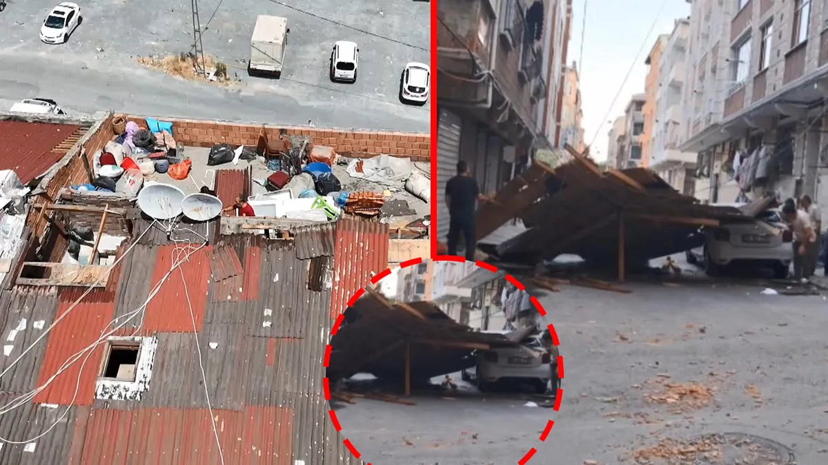 Son Gelişme: Esenler’de faciaya ramak kala! Fırtına çatıyı uçurdu: Çocuklar son anda kurtuldu!: İşte Ayrıntıla