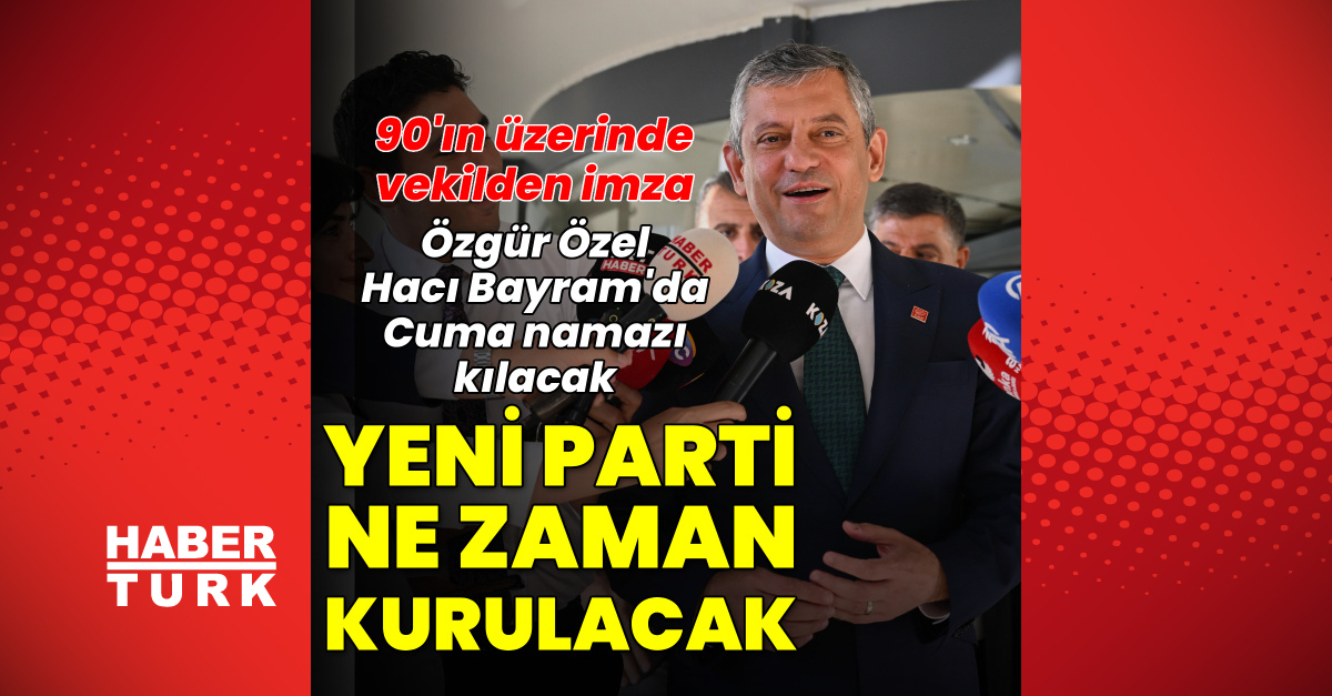 Yeni partide son gelişmeler! İmzalar toplanıyor... ve Son Gelişmeler