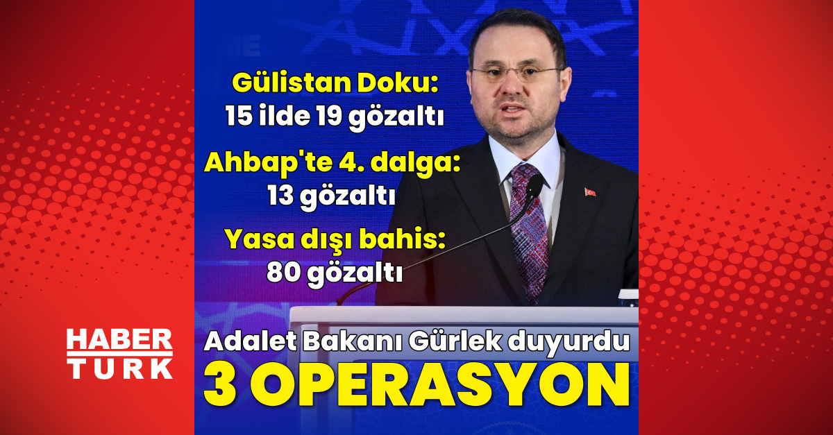 Gündemden Son Bilgiler: Analiz | Bakan Gürlek'ten AHBAP, yasa dışı bahis ve Gülistan Doku açıklaması (Detaylar