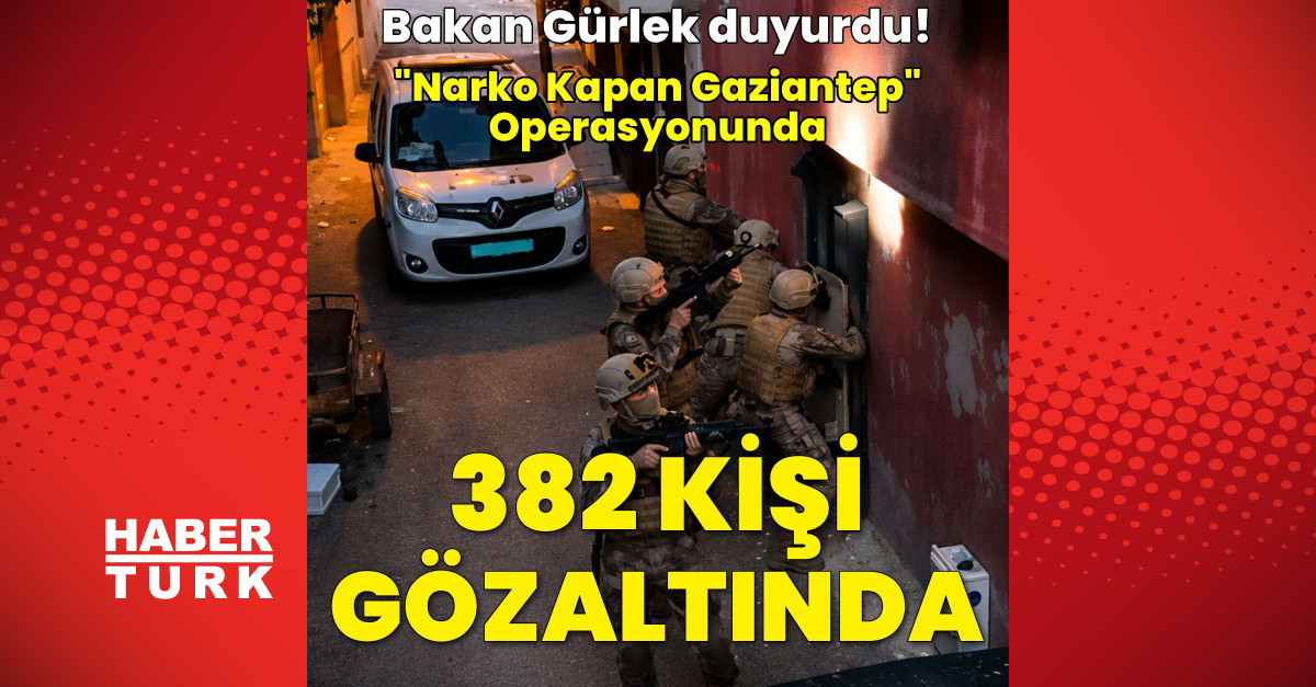Son Gelişme: Gürlek: 14 ilde gerçekleşen uyuşturucu operasyonlarında 548 şüpheli belirlendi - Son Dakika Bilgi