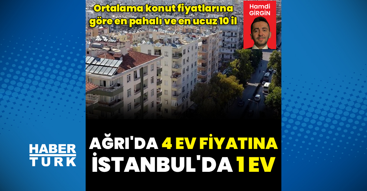 Gündemden Son Bilgiler: Ağrı'da 4 ev fiyatına İstanbul'da 1 ev (Detaylar)