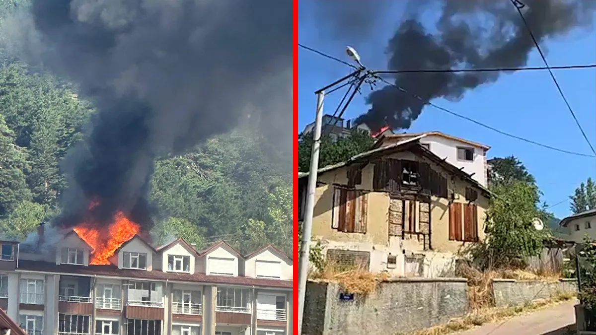Ayrıntılar Netleşti: Bolu’da korkutan yangın! Alevler binanın çatısını sardı: Ekipler peş peşe geldi!: İşte Ay