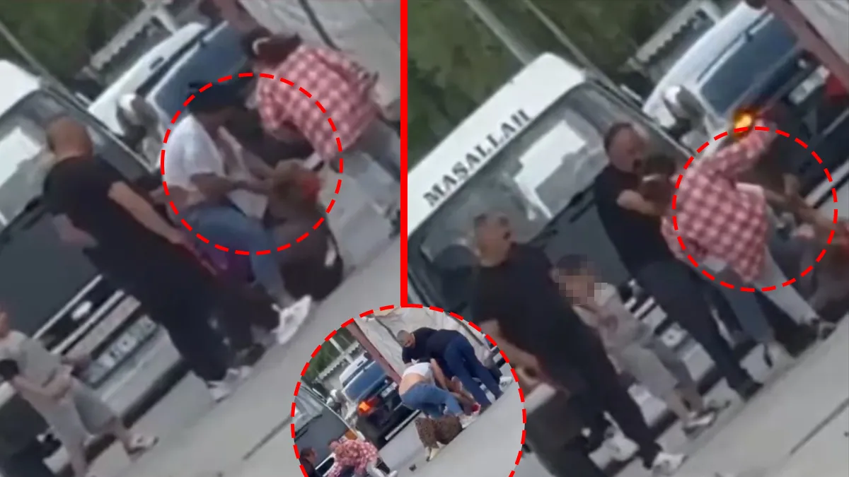 Son Gelişme: Çorum’da akıalmaz olay! Yolda karşılaşıp saç başa kavga ettiler: O anlar kameraya böyle yansıdı!