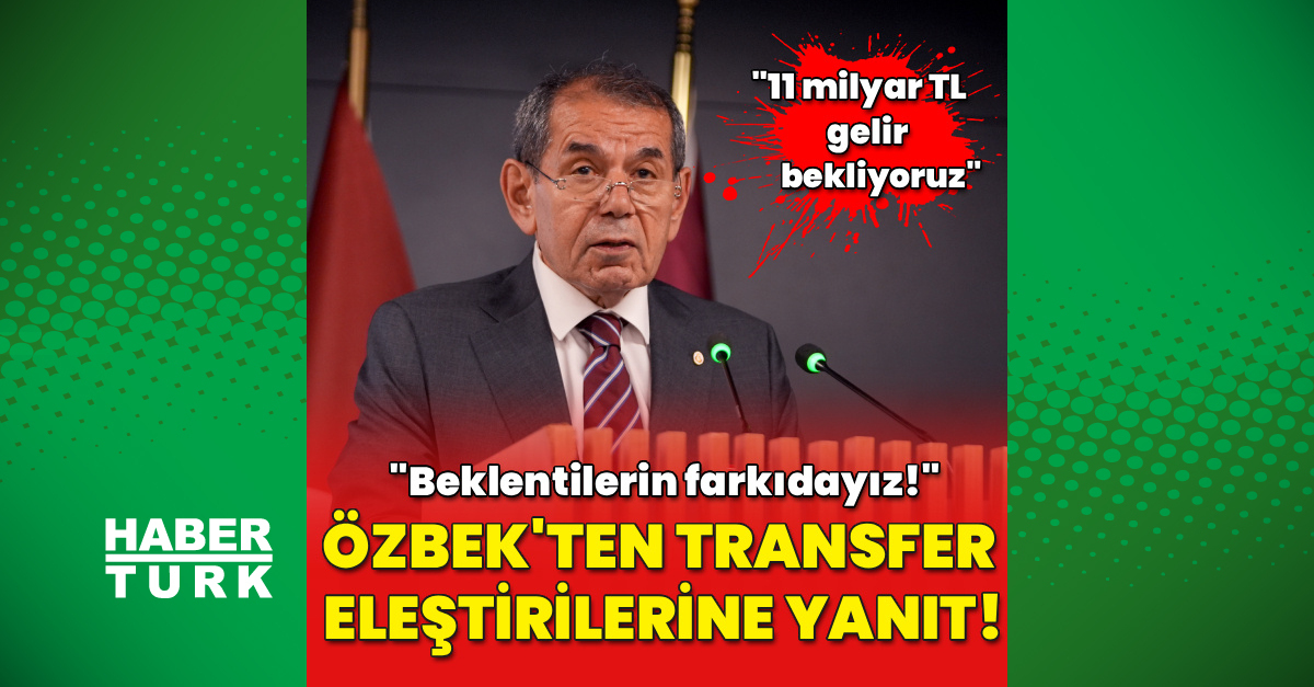Dursun Özbek'ten transfer eleştirilerine yanıt! (Detaylar) - Son Dakika Bilgileri