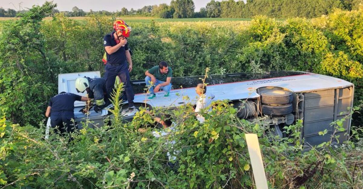 Son Gelişme: 15 yaralı! Halk otobüsü devrildi: İşte Ayrıntılar - Son Dakika Bilgileri