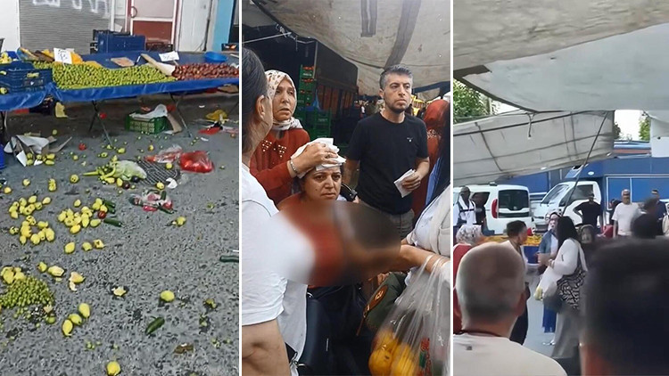 Kritik Açıklama: Beyoğlu'nda pazarda 'armut seçme' kavgası: Kadın müşterinin kafasına kalas fırlatan esnaf hak