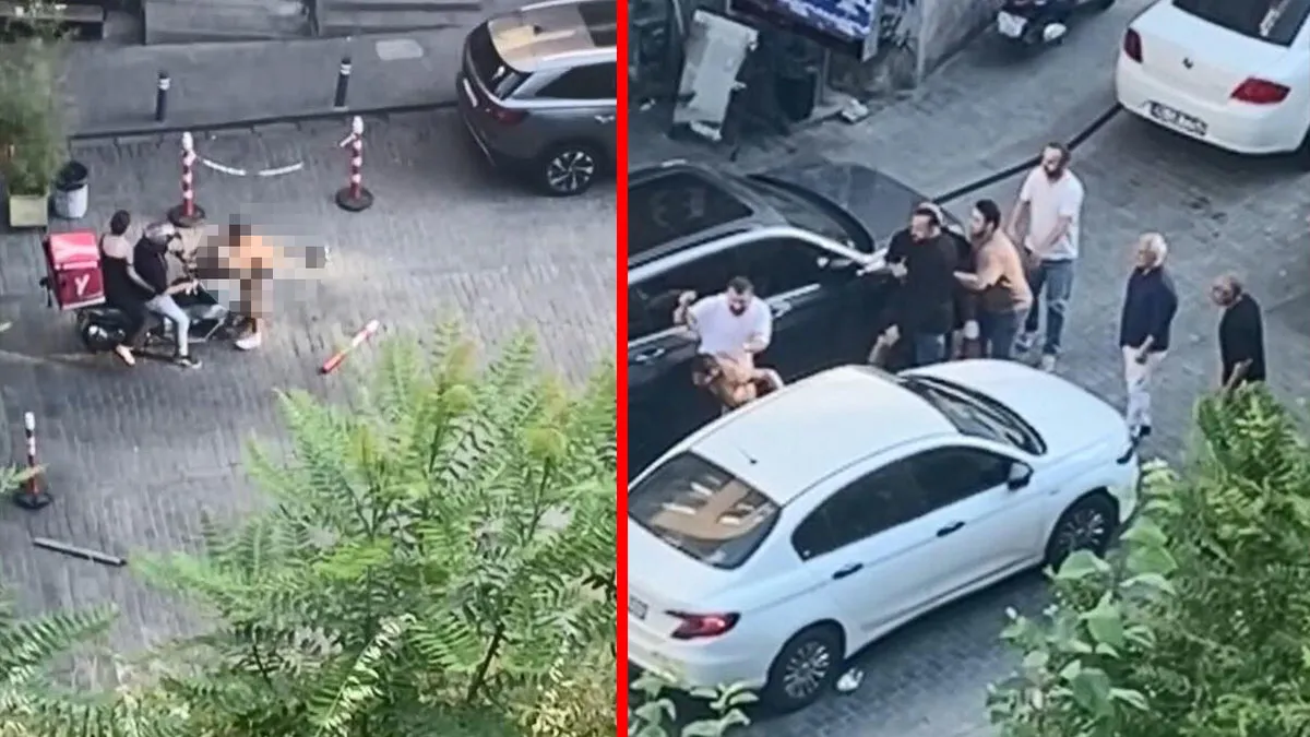 Gündemden Son Bilgiler: Beyoğlu’nda akılalmaz olay! Yarı çıplak halde motosikletlinin önüne atladı: Duba ve so