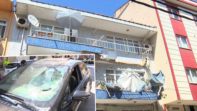 Kritik Açıklama: Son Gelişme: Ümraniye'de felaketin eşiğinden dönüldü: 2 katlı binadaki dairenin balkonu çöktü