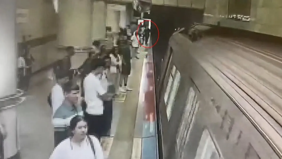 Ayrıntılar Netleşti: Şişli metrosunda facianın eşiğinden dönüldü: Korkutan anlar kameraya anbean yansımış!: İş