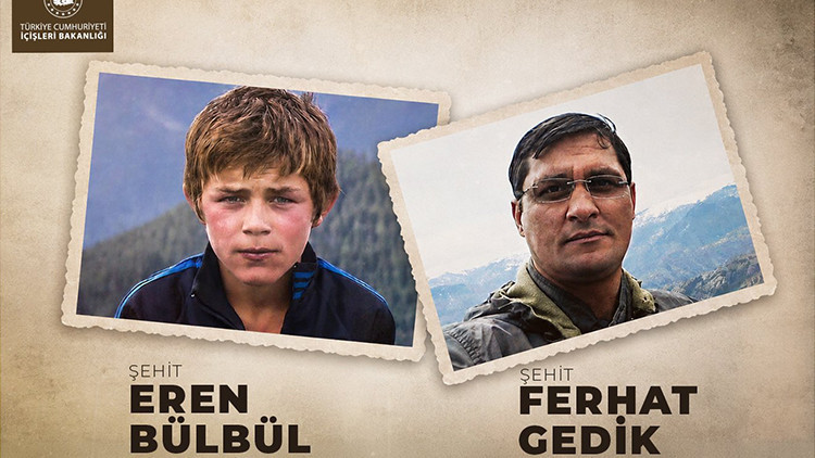 Gündemden Son Bilgiler: Son Gelişme: İçişleri Bakanlığı: İyi ki varsın Eren, iyi ki varsın Ferhat Astsubay ve