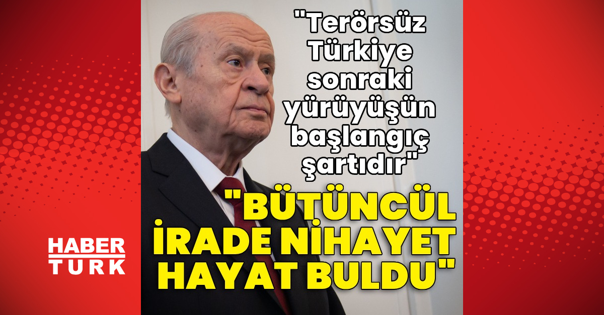 Bahçeli'den çerçeve yasa yorumu: İşte Ayrıntılar - Son Dakika Bilgileri